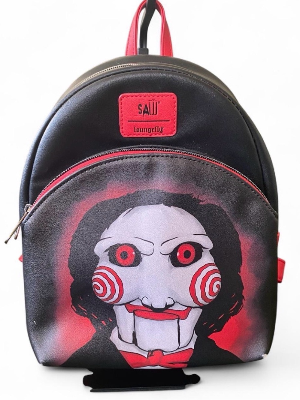 Loungefly SAW II Jigsaw Mini Backpack - Black & Red